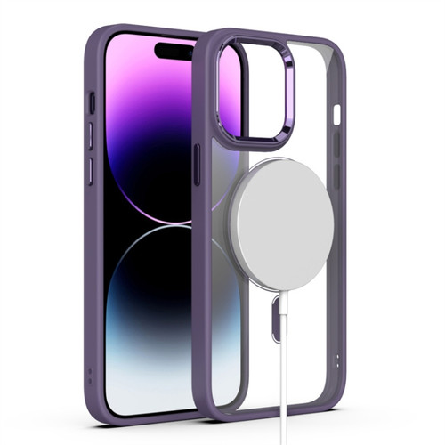 iPhone 14 Pro Max MagSafe Magnetic Phone Case - Dark Purple