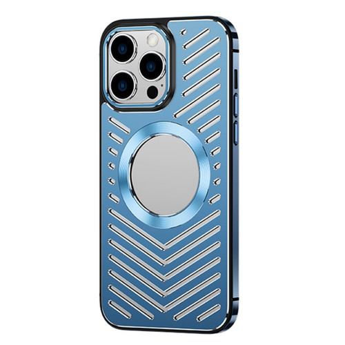 iPhone 14 Pro Max MagSafe Magnetic Metal Cooling Phone Case - Sierra Blue