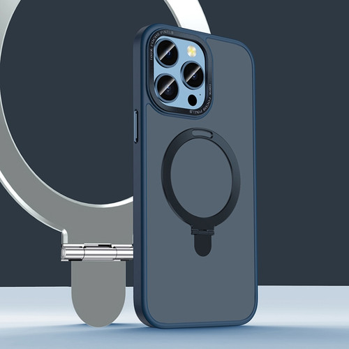 iPhone 14 Pro Max Yadun Holder Magsefe Phone Case - Dark Blue