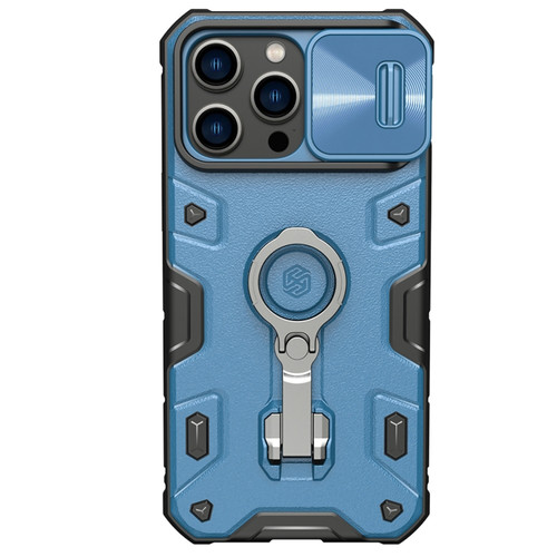 iPhone 14 Pro Max NILLKIN Shockproof CamShield Armor Protective Case - Blue