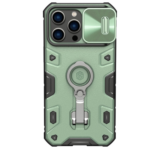 iPhone 14 Pro Max NILLKIN Shockproof CamShield Armor Protective Case - Green