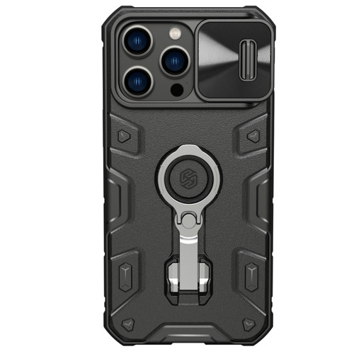 iPhone 14 Pro Max NILLKIN CamShield Armor Pro Magnetic Phone Case - Black