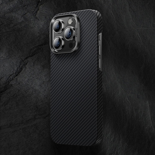iPhone 14 Pro Max Benks 600D MagSafe Kevlar Carbon Fiber Phone Case - Black