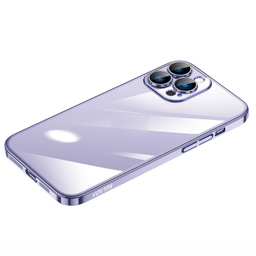 iPhone 14 Pro SULADA Hard PC Shockproof Phone Case - Dark Purple