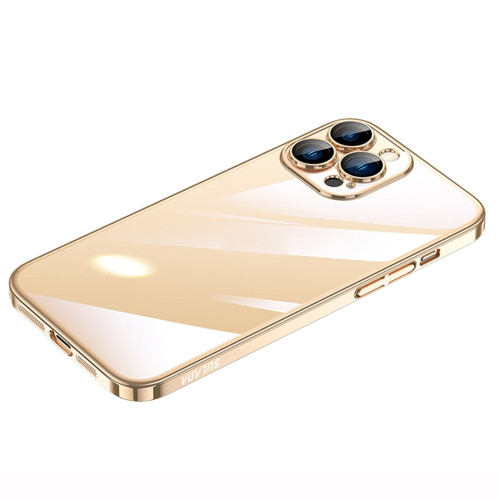 iPhone 14 Pro SULADA Hard PC Shockproof Phone Case - Gold