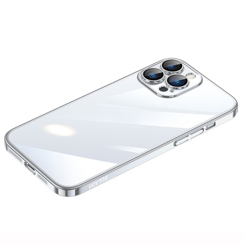 iPhone 14 Pro SULADA Hard PC Shockproof Phone Case - Silver