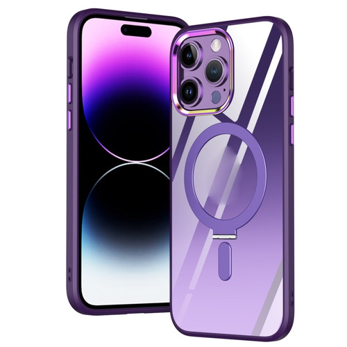 iPhone 14 Pro Magsafe Invisible Holder Phone Case - Purple