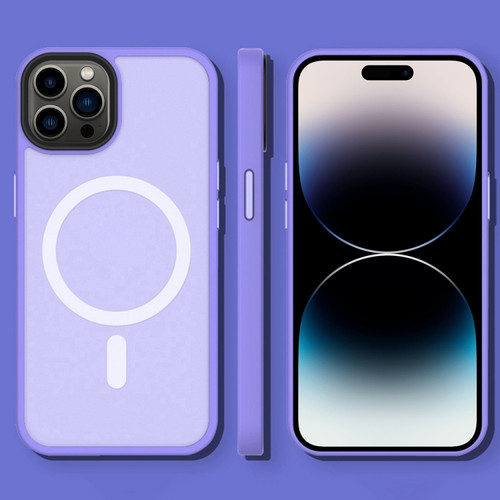 iPhone 14 Pro Magsafe Magnetic Phone Case - Light Purple