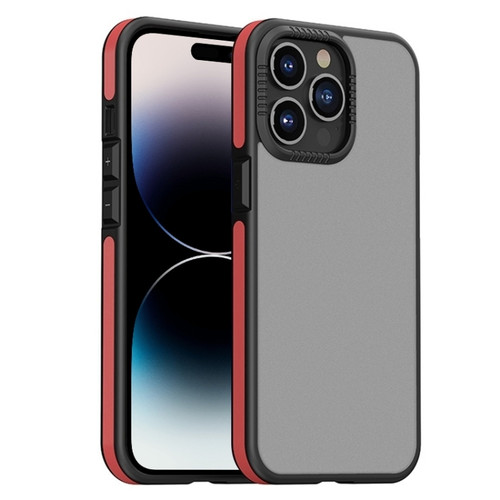 iPhone 14 Pro TPE + TPU Shockproof Phone Case - Red