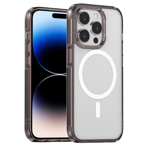 iPhone 14 Pro Aurora Series MagSafe Phone Case - Transparent Black