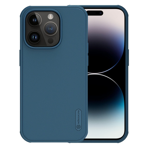 iPhone 14 Pro NILLKIN Frosted Shield Pro PC + TPU Phone Case - Blue