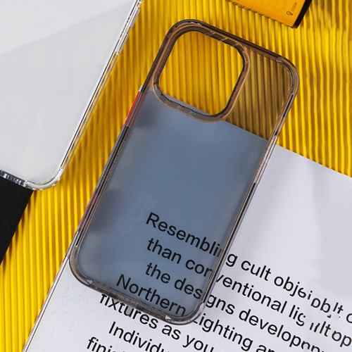 iPhone 14 Pro ROCK Air InShare Phone Case - Transparent Black