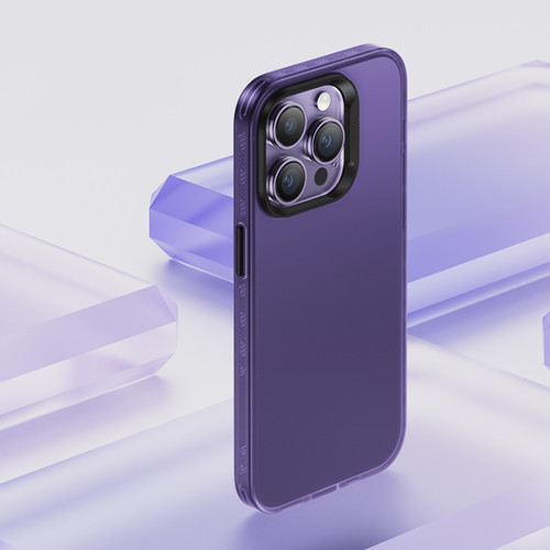 iPhone 14 Pro Benks Light Sand Series TPU Phone Case - Purple
