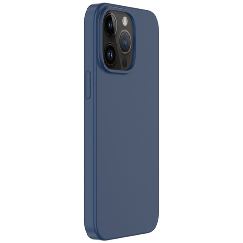 iPhone 14 Pro Mutural Karen Series Liquid Silicone Magsafe Phone Case - Dark Blue