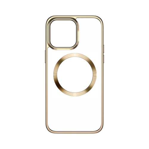 iPhone 14 Pro TOTUDESIGN AA-188 Crystal Series TPU+PC MagSafe Case - Gold