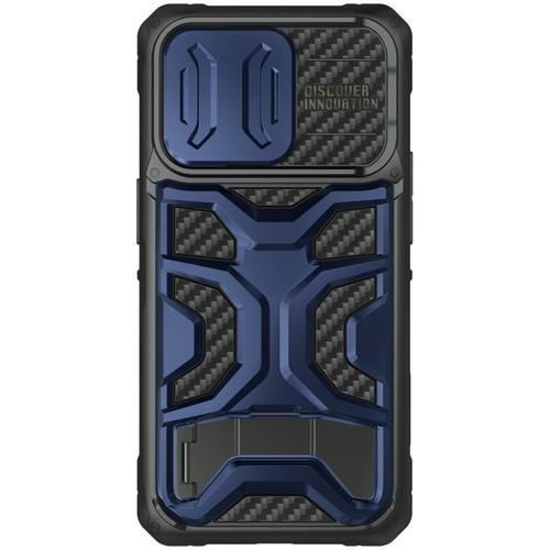 iPhone 14 Pro NILLKIN Sliding Camera Cover Design TPU + PC Phone Case - Blue