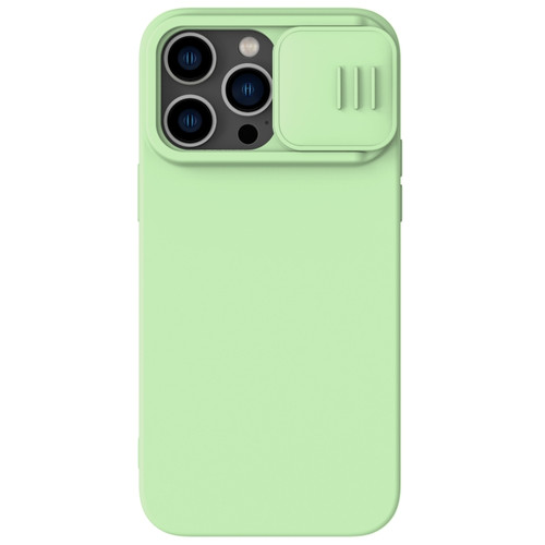 iPhone 14 Pro NILLKIN CamShield MagSafe Liquid Silicone Phone Case - Green