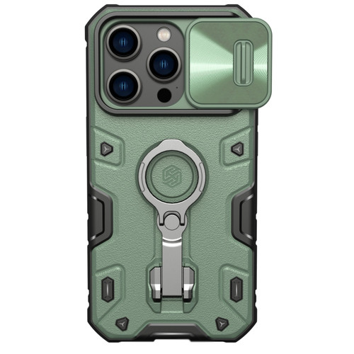 iPhone 14 Pro NILLKIN CamShield Armor Pro Magnetic Phone Case - Green