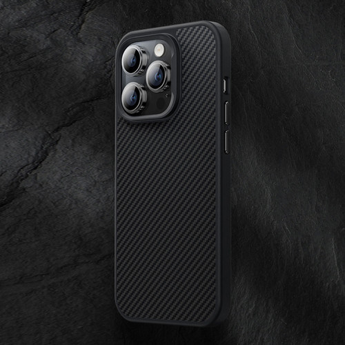 iPhone 14 Pro Benks 600D MagSafe Kevlar Carbon Fiber Shockproof Phone Case - Black