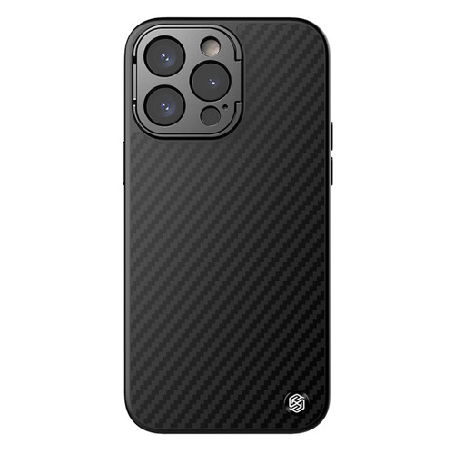 iPhone 14 Pro NILLKIN Aramid Fiber MagSafe Magnetic Phone Case - Black