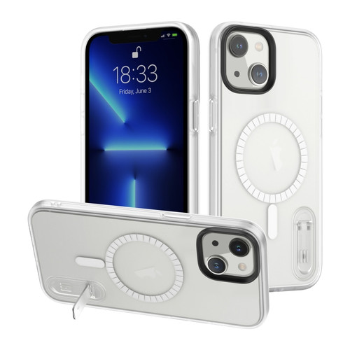 iPhone 14 Terminator MagSafe Magnetic Holder Phone Case - Transparent