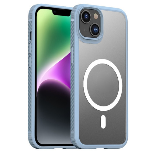 iPhone 14 Matte Magsafe Phone Case  - Light Blue