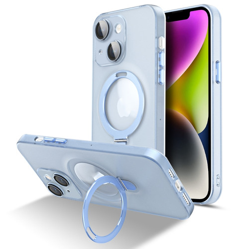 iPhone 14 MagSafe Magnetic Multifunctional Holder Phone Case - Transparent