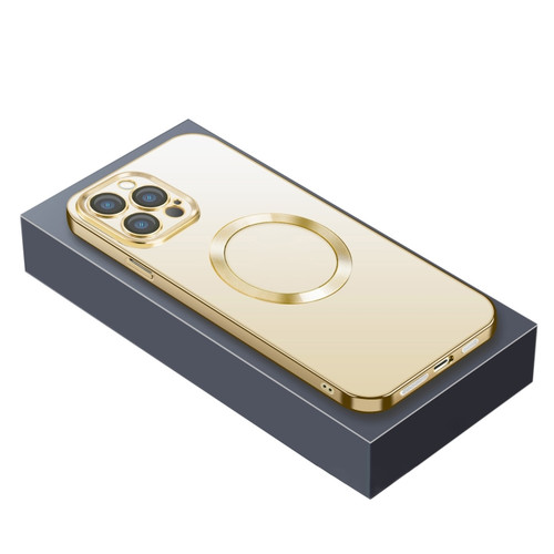 iPhone 14 Nebula Series MagSafe Phone Case  - Gold