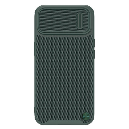 iPhone 14 NILLKIN Texture MagSafe Camshield PC + TPU Phone Case - Green