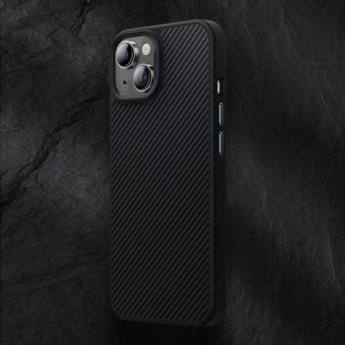 iPhone 14 Benks 600D MagSafe Kevlar Carbon Fiber Shockproof Phone Case - Black