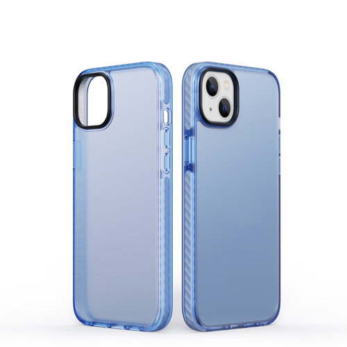 iPhone 14 Plus Dunjia Series TPU + PC Shockproof Phone Case - Blue