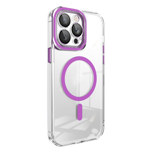iPhone 14 Plus Lens Protector MagSafe Phone Case - Plum