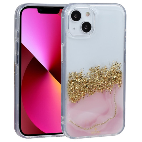 iPhone 14 Plus DFANS DESIGN Dual-color Starlight Shining Phone Case  - Pink