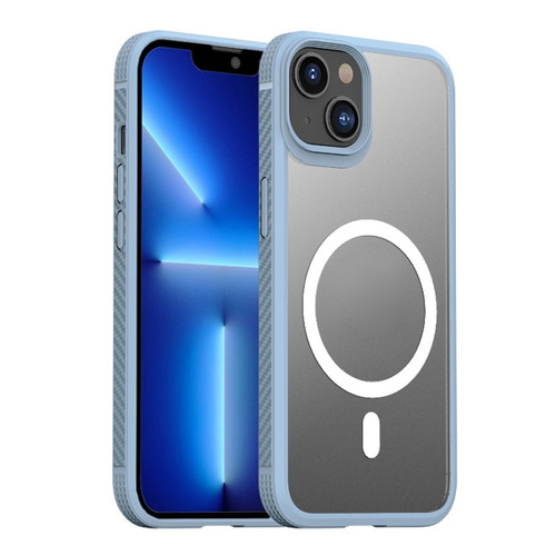 iPhone 14 Plus Matte Magsafe Phone Case  - Light Blue