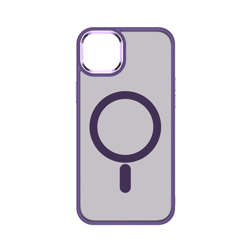 iPhone 14 Plus TOTU Golden Shield Skin-feel MagSafe Phone Case - Purple