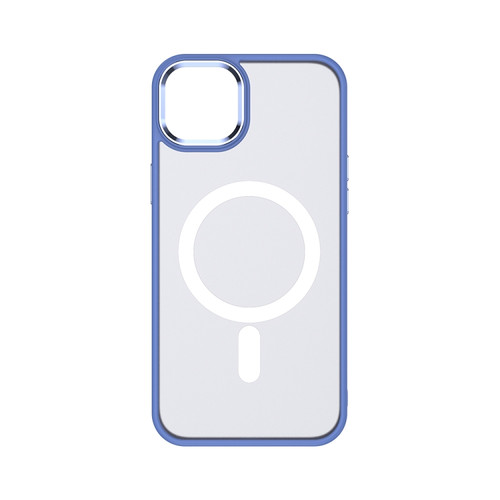 iPhone 14 Plus TOTU Golden Shield Skin-feel MagSafe Phone Case - Blue