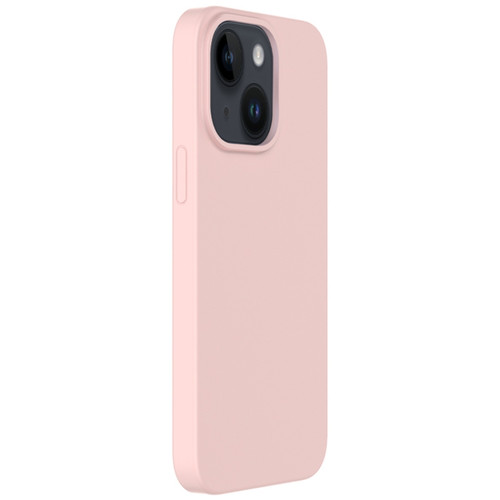 iPhone 14 Plus Mutural Karen Series Liquid Silicone Magsafe Phone Case - Pink