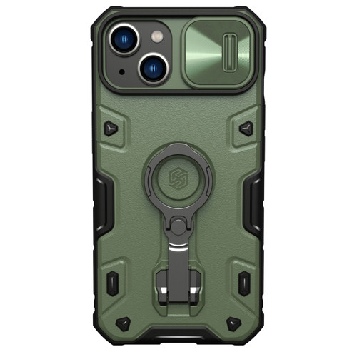 iPhone 14 Plus  NILLKIN Shockproof CamShield Armor Protective Case - Green