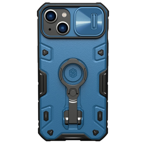 iPhone 14 Plus  NILLKIN CamShield Armor Pro Magnetic Phone Case - Blue