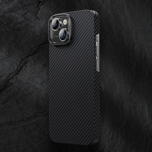 iPhone 14 Plus Benks 600D MagSafe Kevlar Carbon Fiber Phone Case - Black