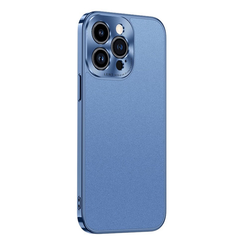 iPhone 13 Pro Max Starshine Frosted Series Airbag Shockproof Phone Case - Blue