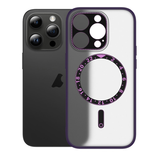 iPhone 13 Pro Max Dial Plate Magsafe Phone Case - Purple