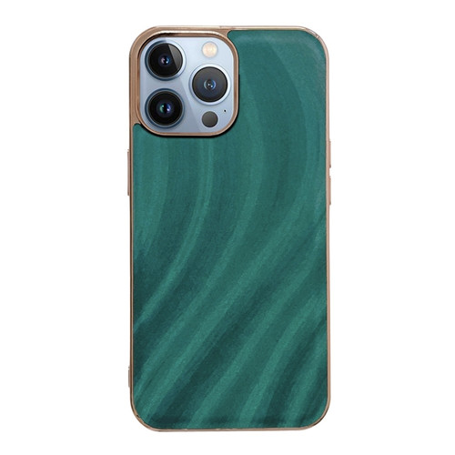 iPhone 13 Pro Max Nano Electroplating Protective Phone Case  - Green Grass