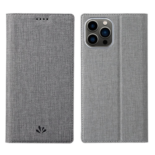 iPhone 13 Pro Max ViLi DMX Series Shockproof Magsafe Magnetic Horizontal Flip Leather Phone Case  - Grey