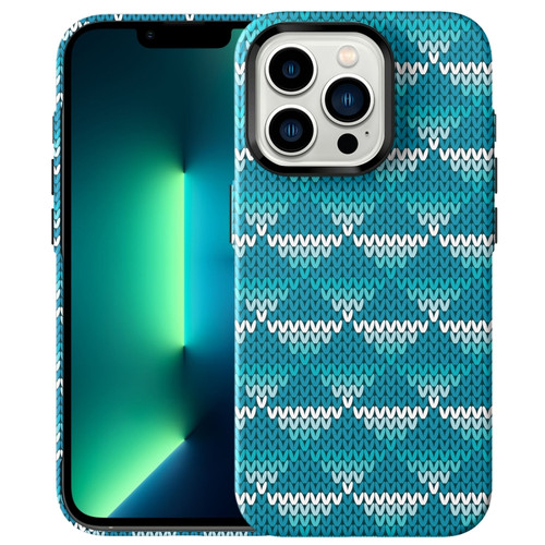 iPhone 13 Pro Max Textile Texture Matte Ultra-thin Phone Case - Light Blue