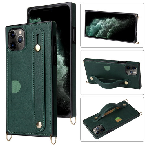 iPhone 13 Pro Max Crossbody Lanyard Shockproof Protective Phone Case  - Green
