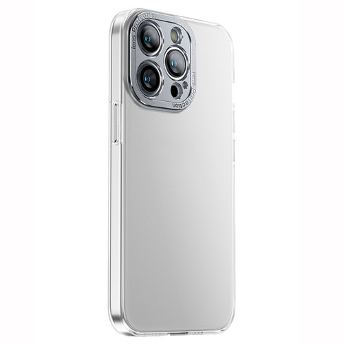 iPhone 13 Pro Max PC Crystal Clear Frosted Phone Case - White