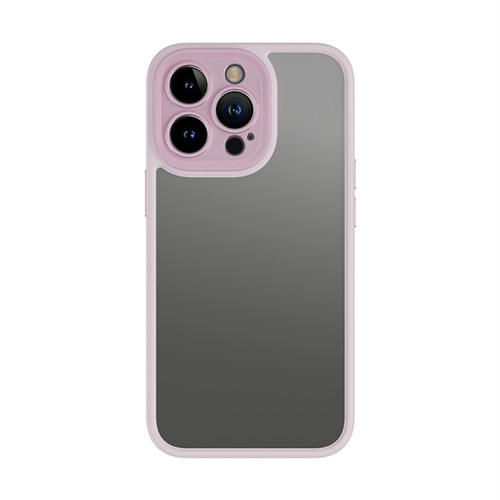 iPhone 13 Pro Max ROCK U-shield Skin-like PC+TPU Phone Case  - Pink