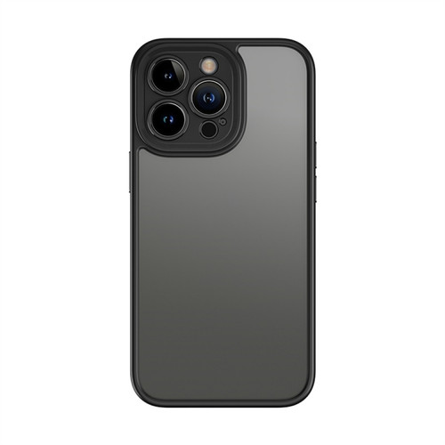 iPhone 13 Pro Max ROCK U-shield Skin-like PC+TPU Phone Case  - Black