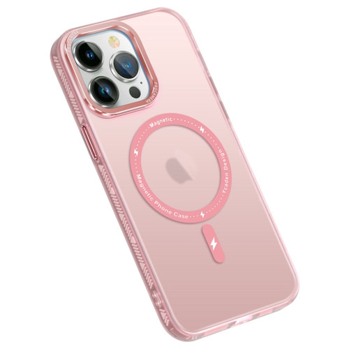 iPhone 13 Pro Max Colorful Series TPU+PC Magsafe Magnetic Phone Case - Pink